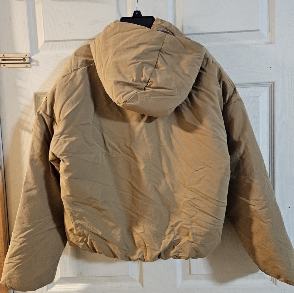 CALIA Women's Nonbaffled Hooded Jacket: TAN BROWN: NEW WITH TAGS: SIZE XS - Picture 6 of 6